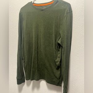 Urban Pipeline Men’s Olive Green Long Sleeve Shirt